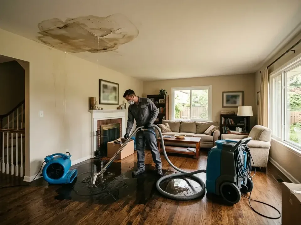 attic-pipe-burst-ceiling-drip-008 — frequently asked questions, Water Damage Restoration & Carpet Care in East Troy, WI